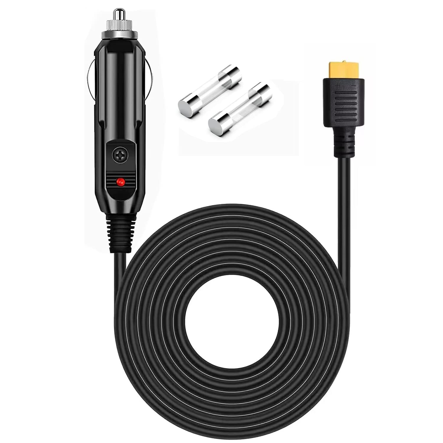 GRNPOWCN Bluetti Elite 100 V2 car charger cable for on-the-go charging