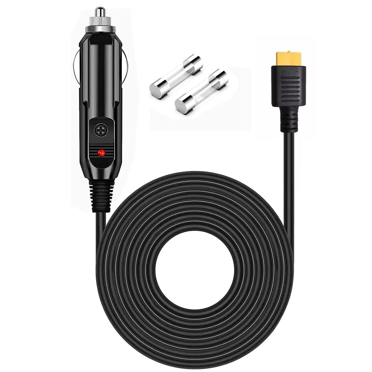 GRNPOWCN Bluetti Elite 100 V2 car charger cable for on-the-go charging