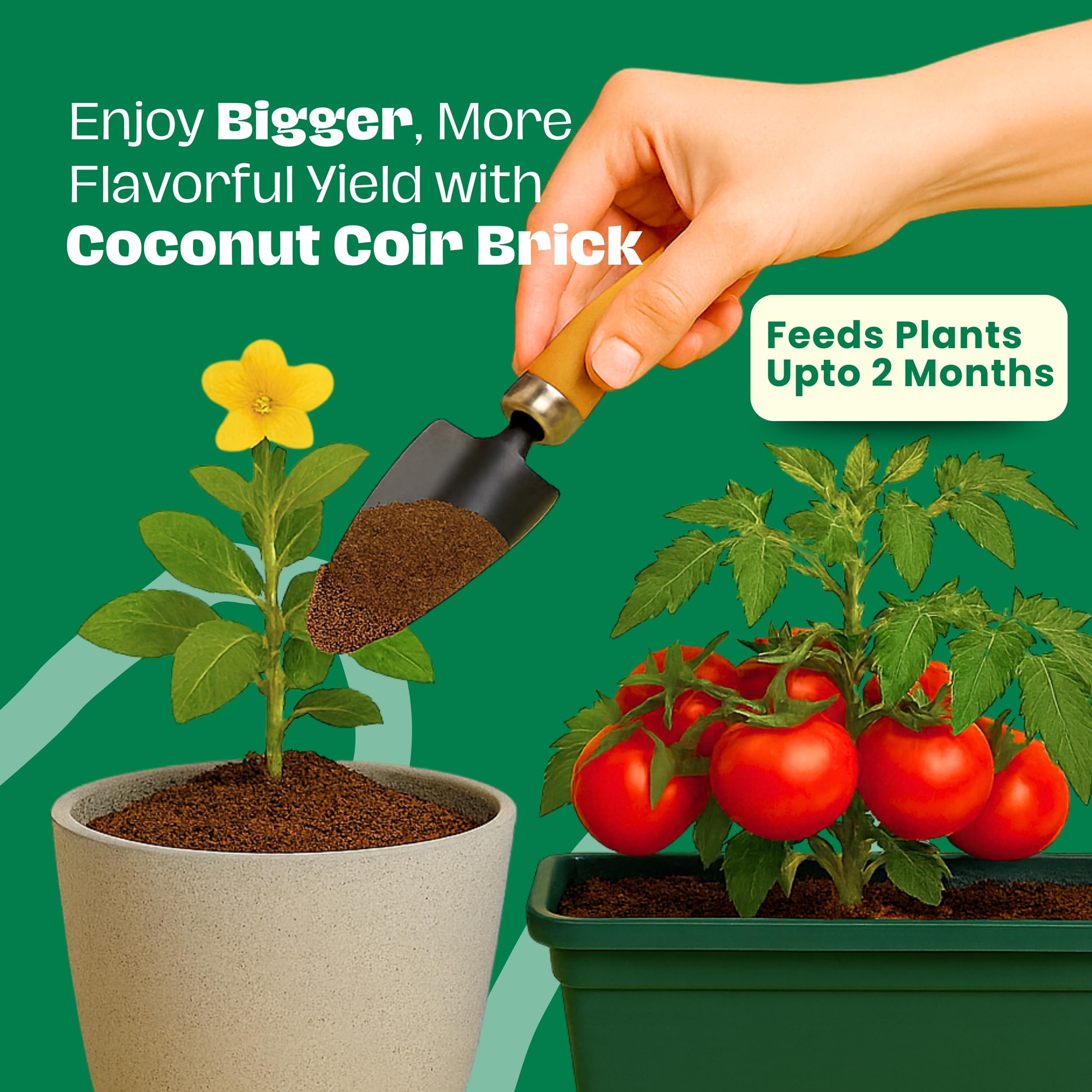 Gro-Med eco-friendly coconut fiber supports peat-free, sustainable growing.