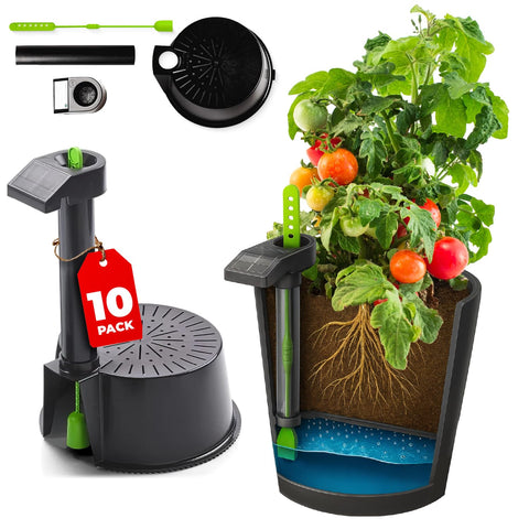 GroBucket self-watering insert inside a 5-gallon bucket for steady moisture