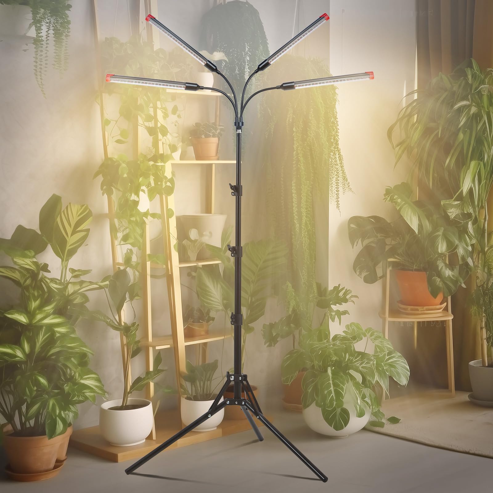 GroCruiser timer-enabled grow light demonstrating auto on/off capability