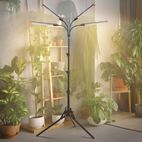 GroCruiser timer-enabled grow light demonstrating auto on/off capability