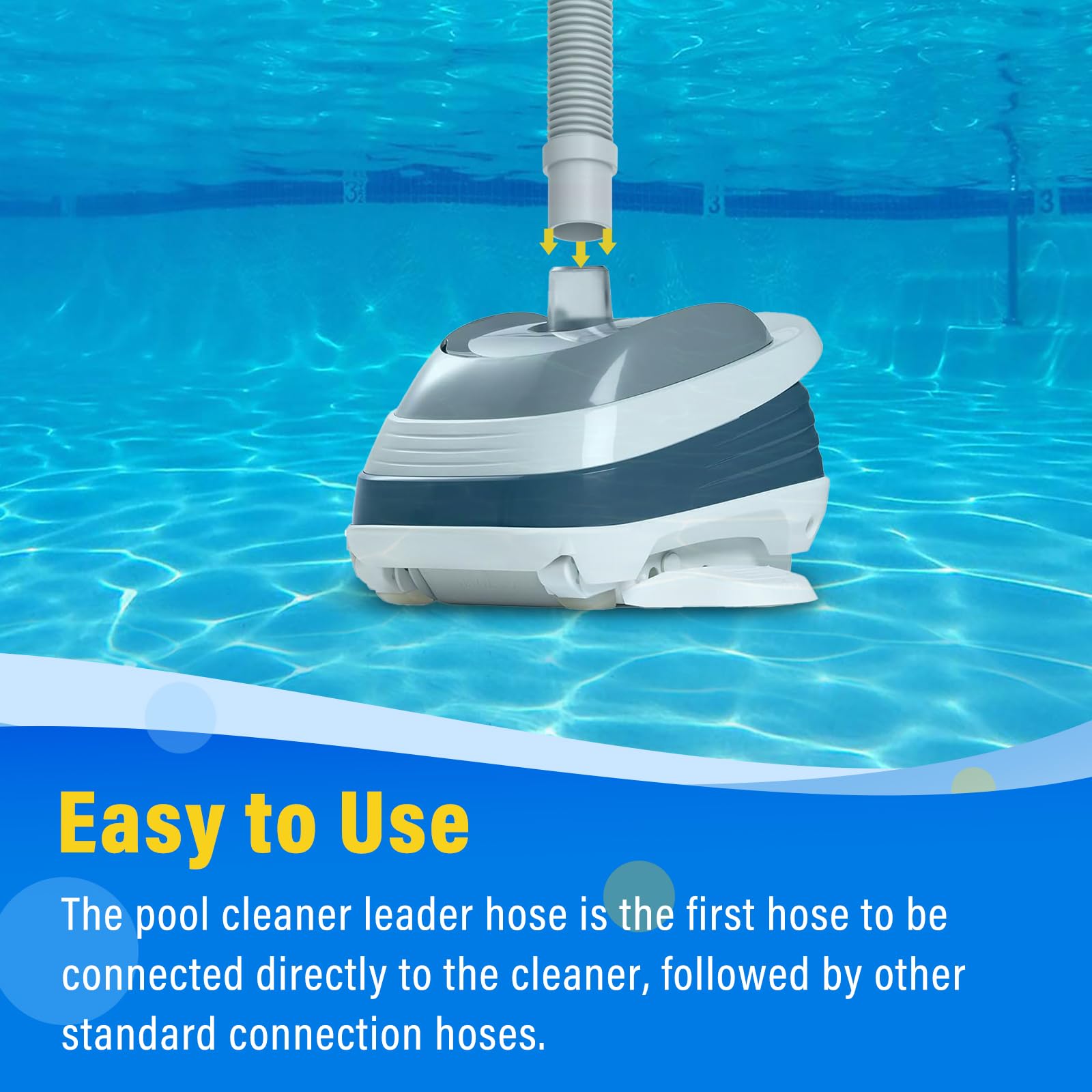 GRONGU easy-install design connects directly to cleaner for quick setup