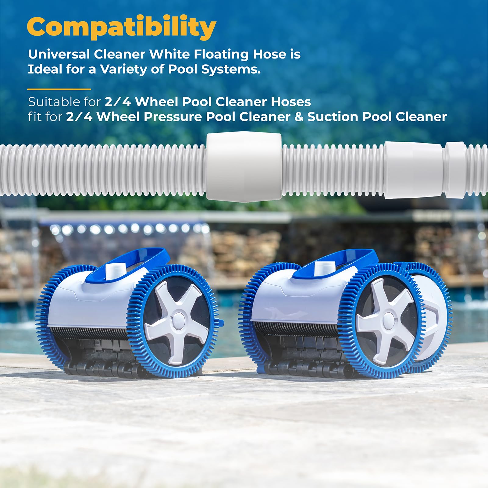 GRONGU hose float installs quickly with no tools needed