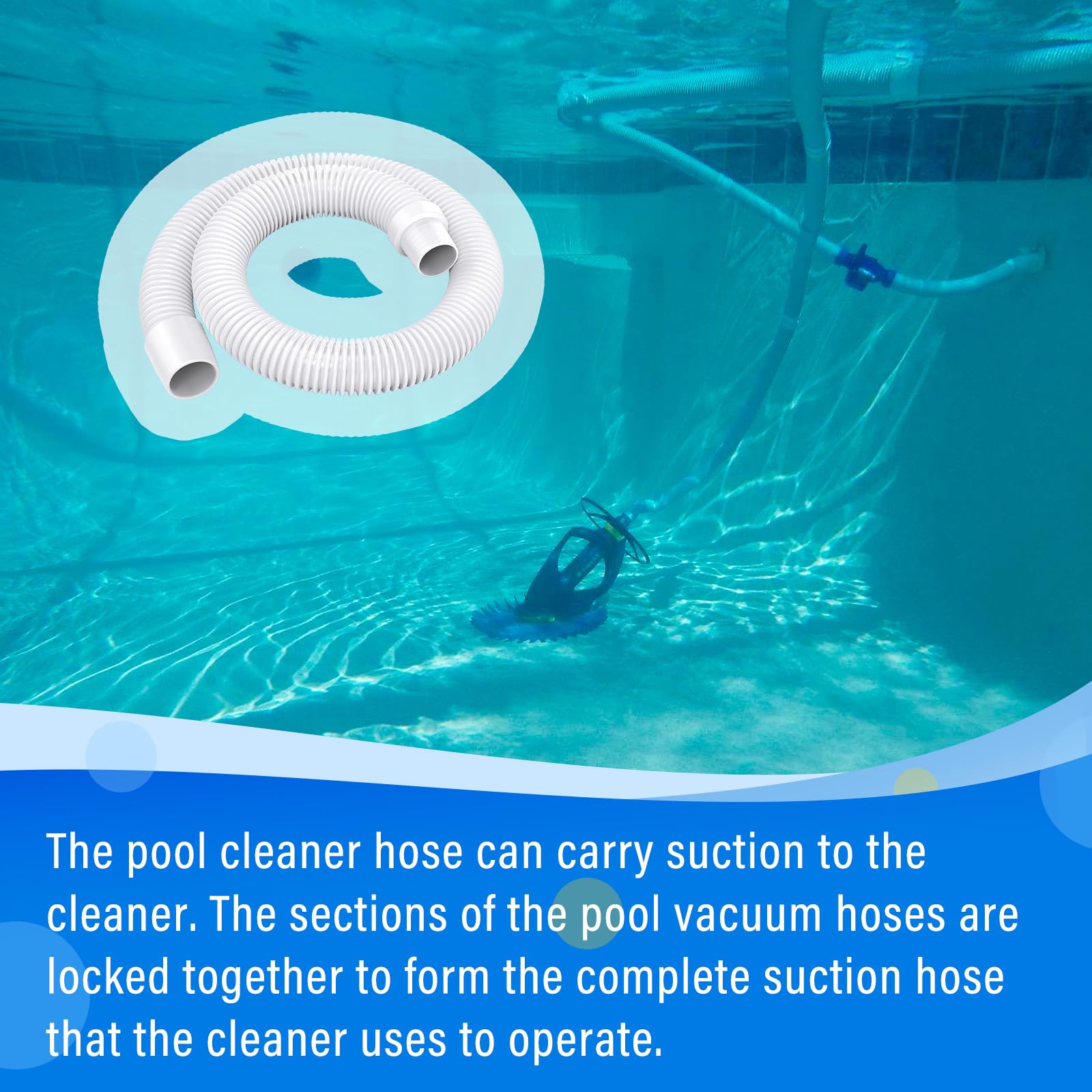 GRONGU universal hose 48-inch easy-install design shortens setup time.
