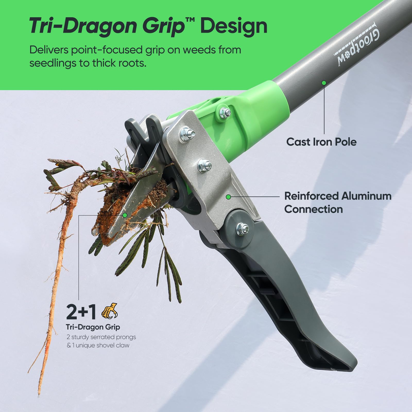 Grootpow WP5 retractable spring system for hands-free release