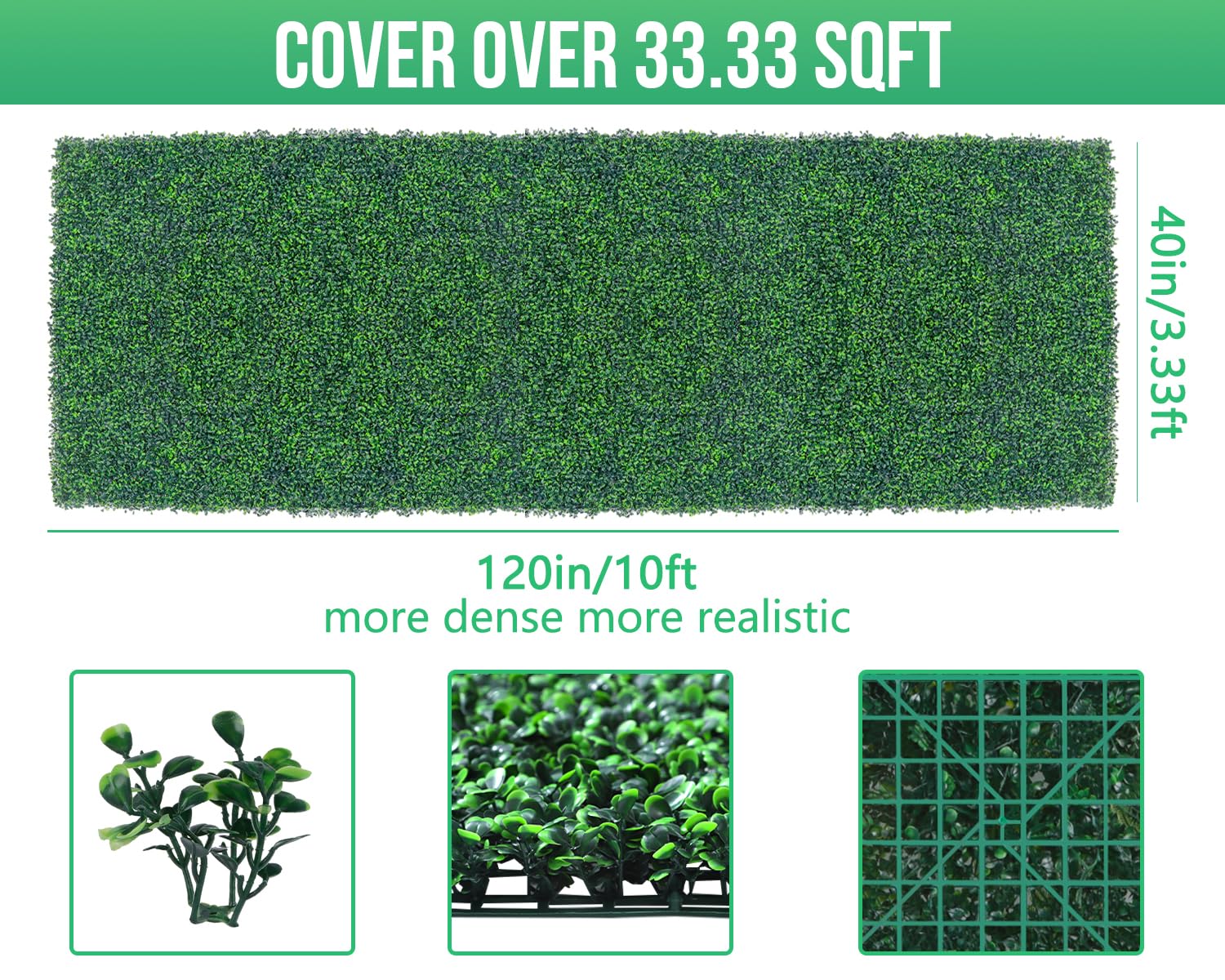 Grooy artificial ivy fence outdoors demonstrates UV resistance and lasting greenery.
