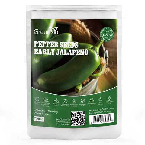 Groundio jalapeno seeds non-gmo USA grown
