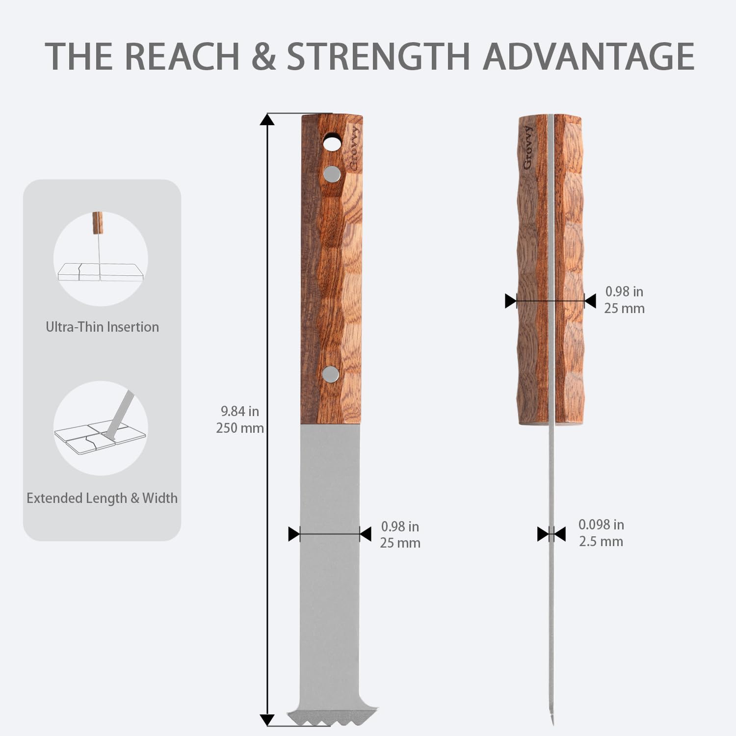 Grovvy hardscape repair tool suits driveways and patios for maintenance.