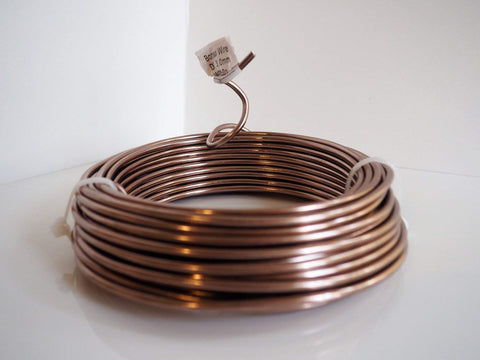 Grow A Bonsai Tree 4mm brown training wire easy to bend for beginners.