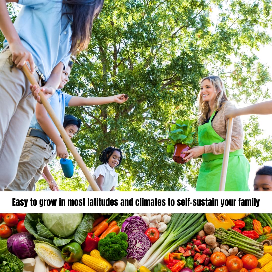 Grow For It open-pollinated seeds display heritage varieties for diverse climates