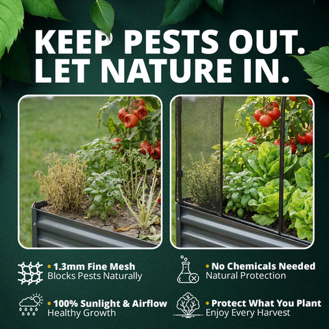 Grow Master steel frame durability demonstrates rust-resistant construction for year-round use