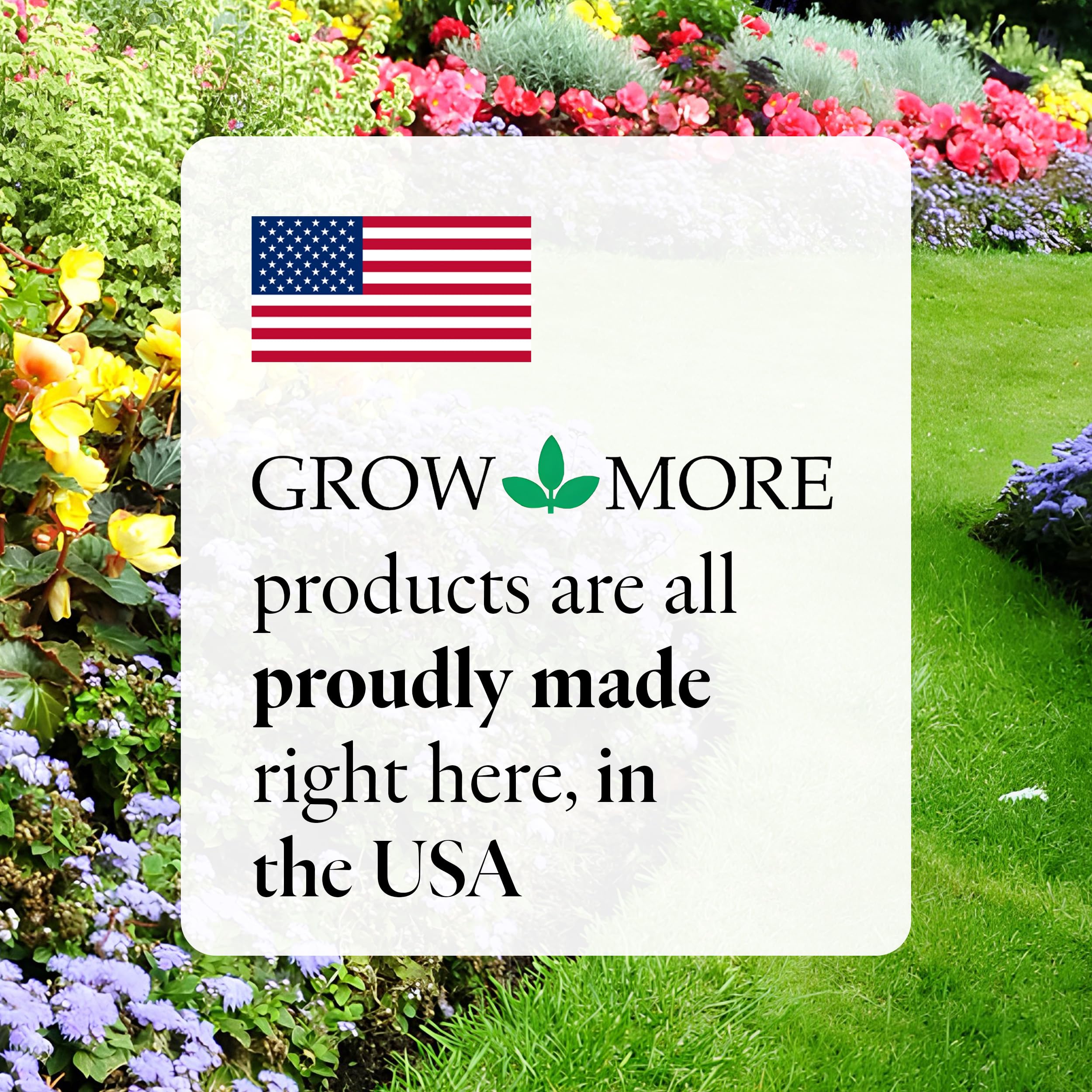 Grow More EDDHA Iron Chelate is proudly made in the USA.