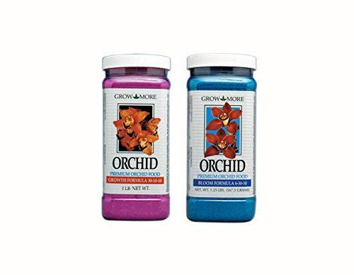 Grow More Orchid fertilizer combo bottle supports healthy growth and flowering for orchids.