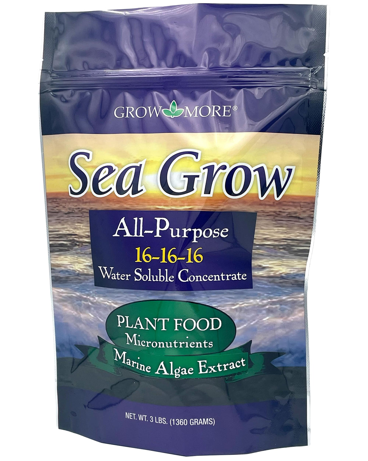 Grow More Sea Grow kelp fertilizer bottle pour for easy feeding