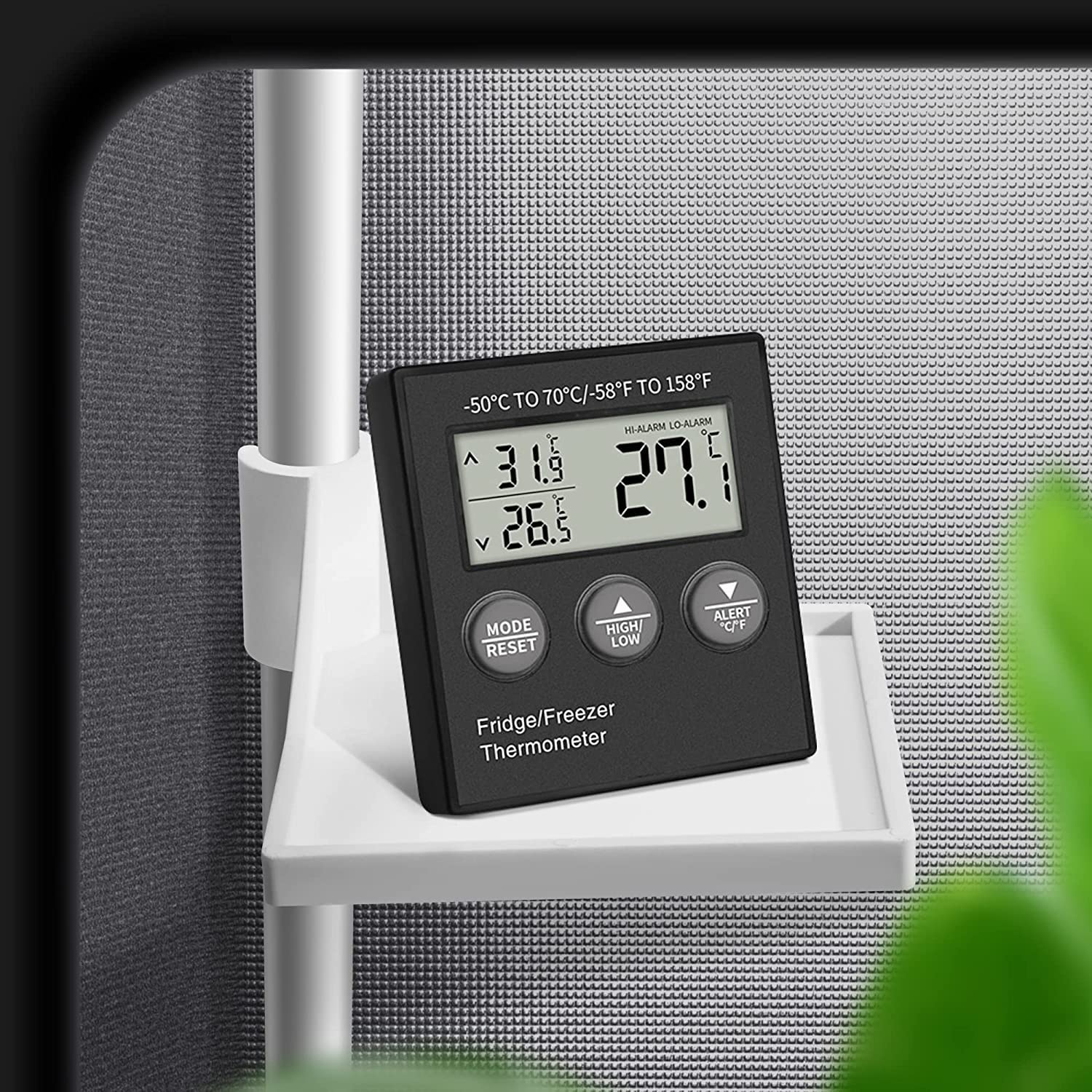 Grow Tent Corner Shelf durable PP material supports cameras and small items safely.
