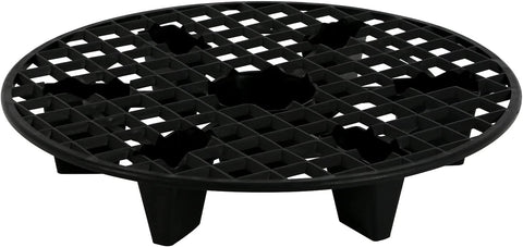 GROWDOTS 13-inch pot elevator lifts the pot from the saucer for better drainage.