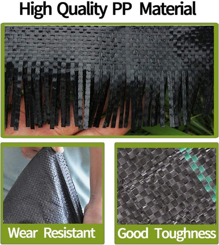 Groweco permeable fabric lets water and air through to soil.