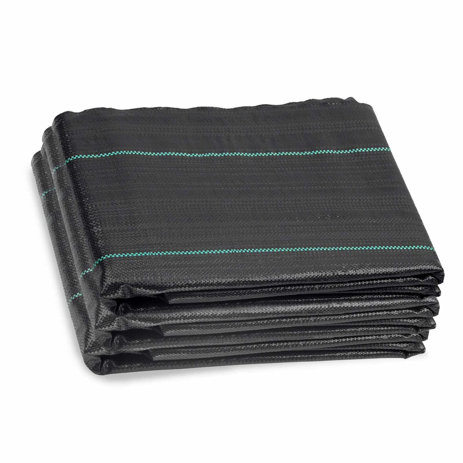 Groweco weed barrier fabric 6ft x 50ft blocks weeds while preserving soil moisture.