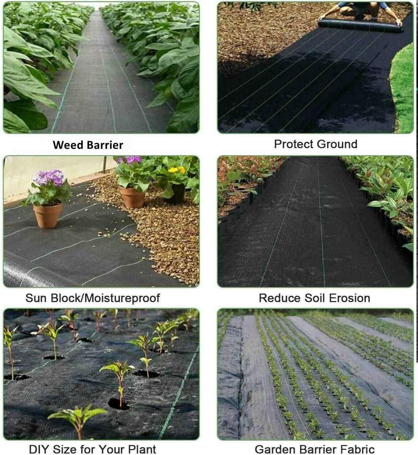 Groweco weed barrier helps tidy borders and reduce manual weeding.
