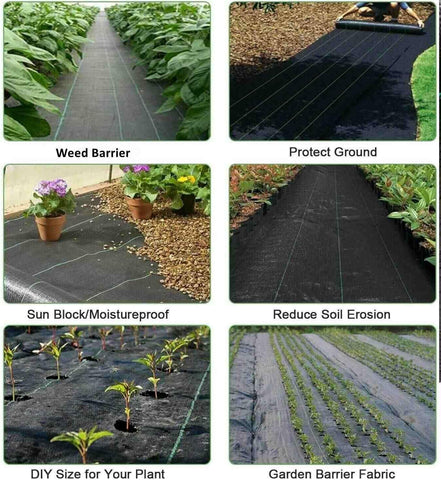 Groweco weed barrier helps tidy borders and reduce manual weeding.