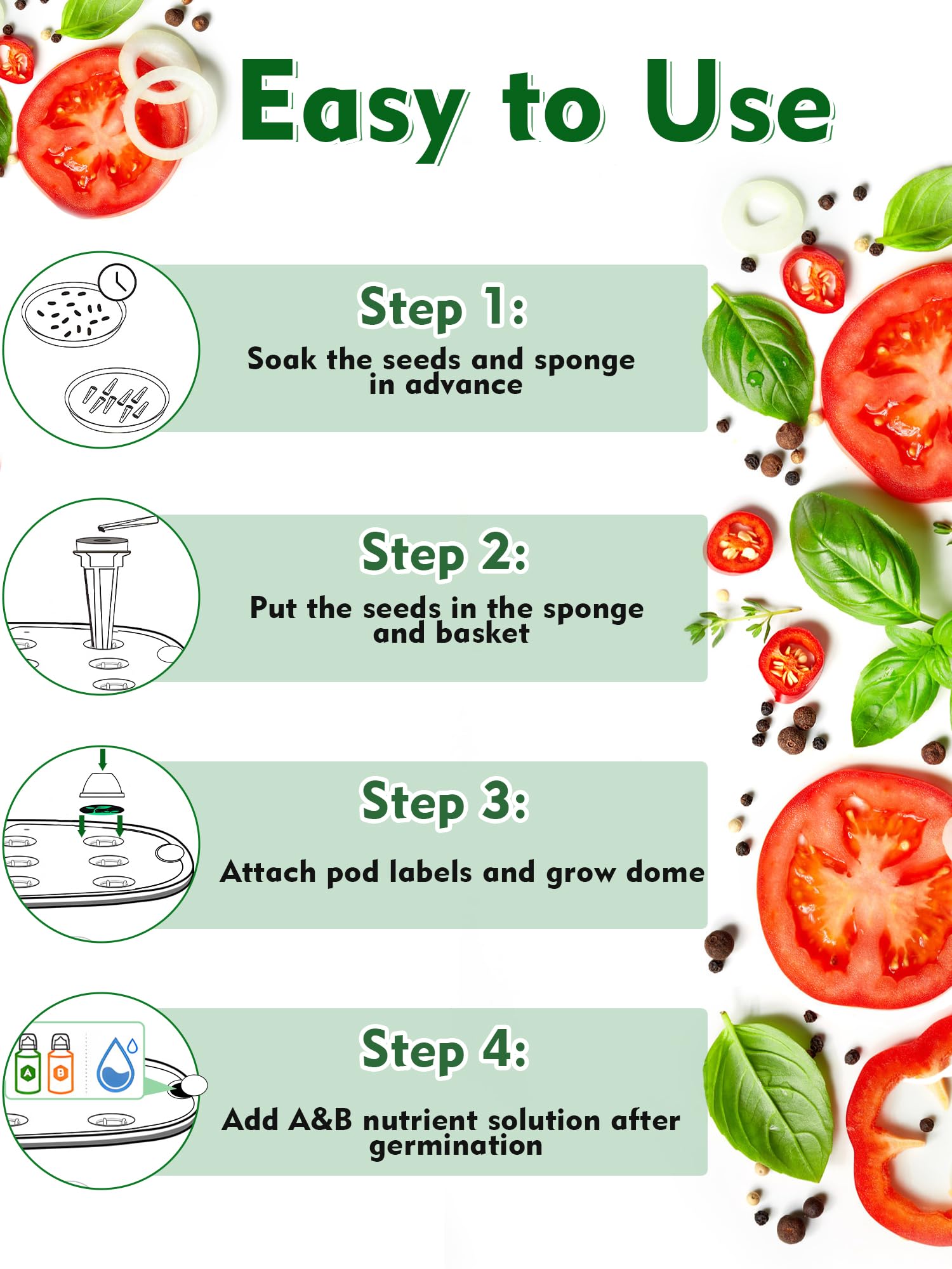 Growell kit in use indoors on a kitchen counter for home gardening