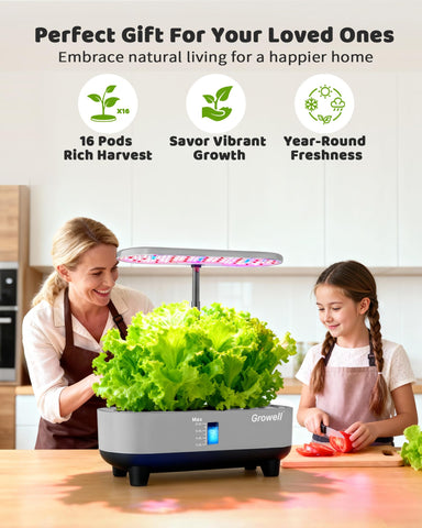 Growell smart circulation pump delivering consistent nutrient delivery.