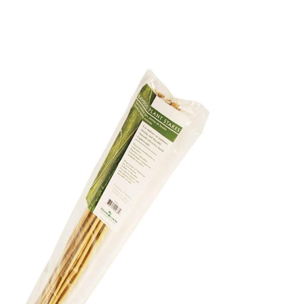 Grow!t HGBB4 stake in tan color shown with root-friendly support for potted plants