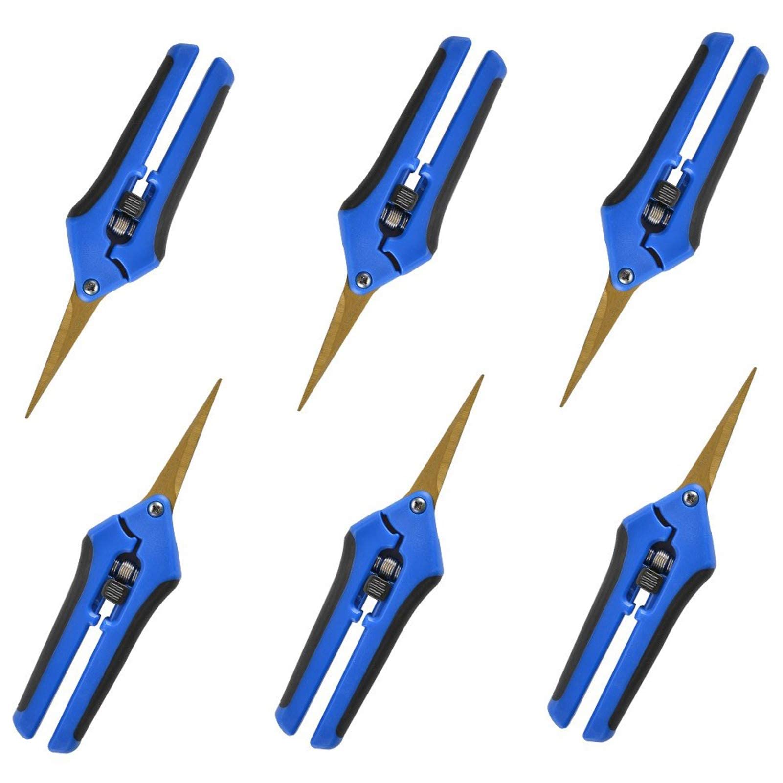 GROWNEER curved blades pruning shears for precise cuts on small plants