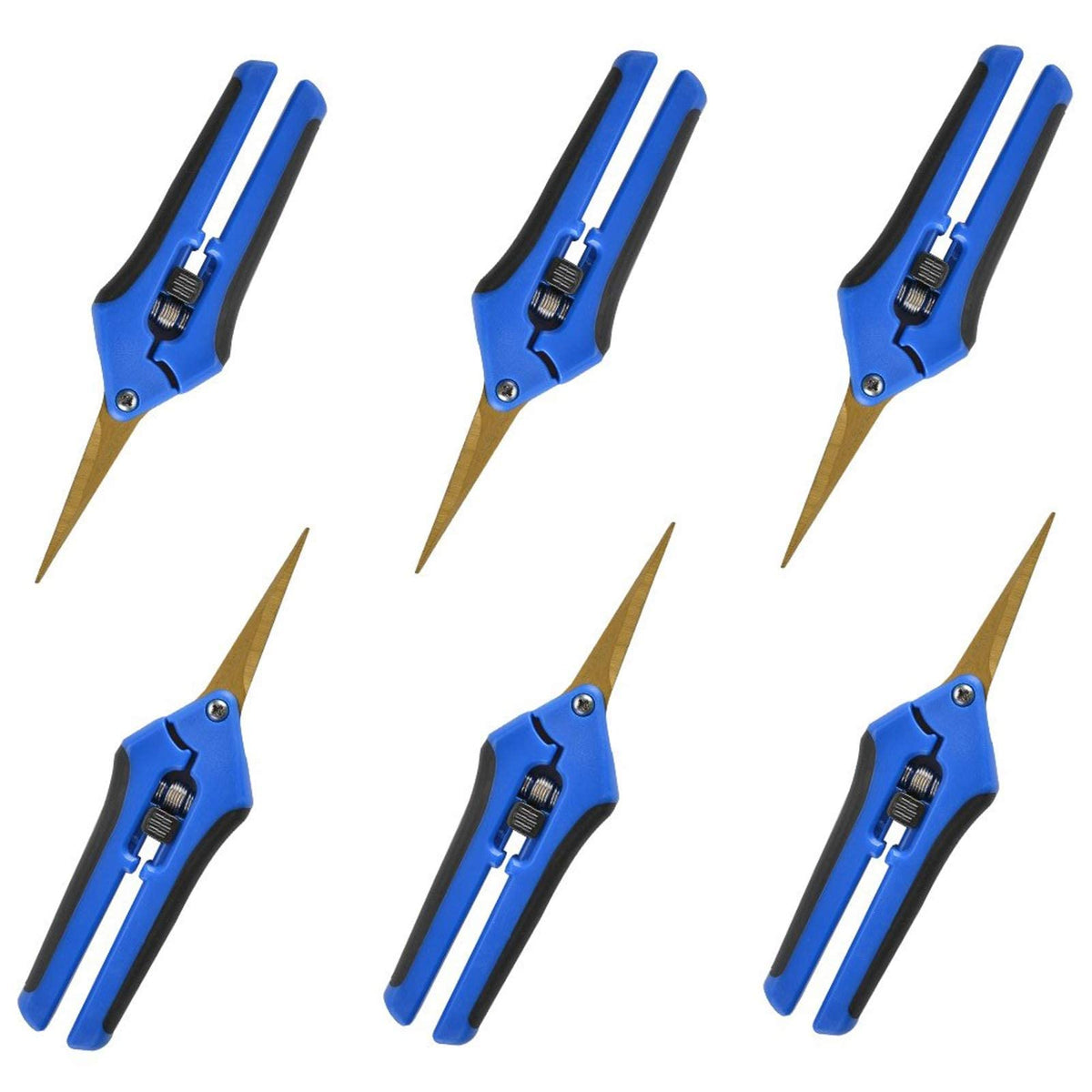 GROWNEER curved blades pruning shears for precise cuts on small plants