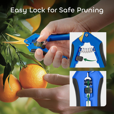 GROWNEER ergonomic handle design fits both left and right-handed users