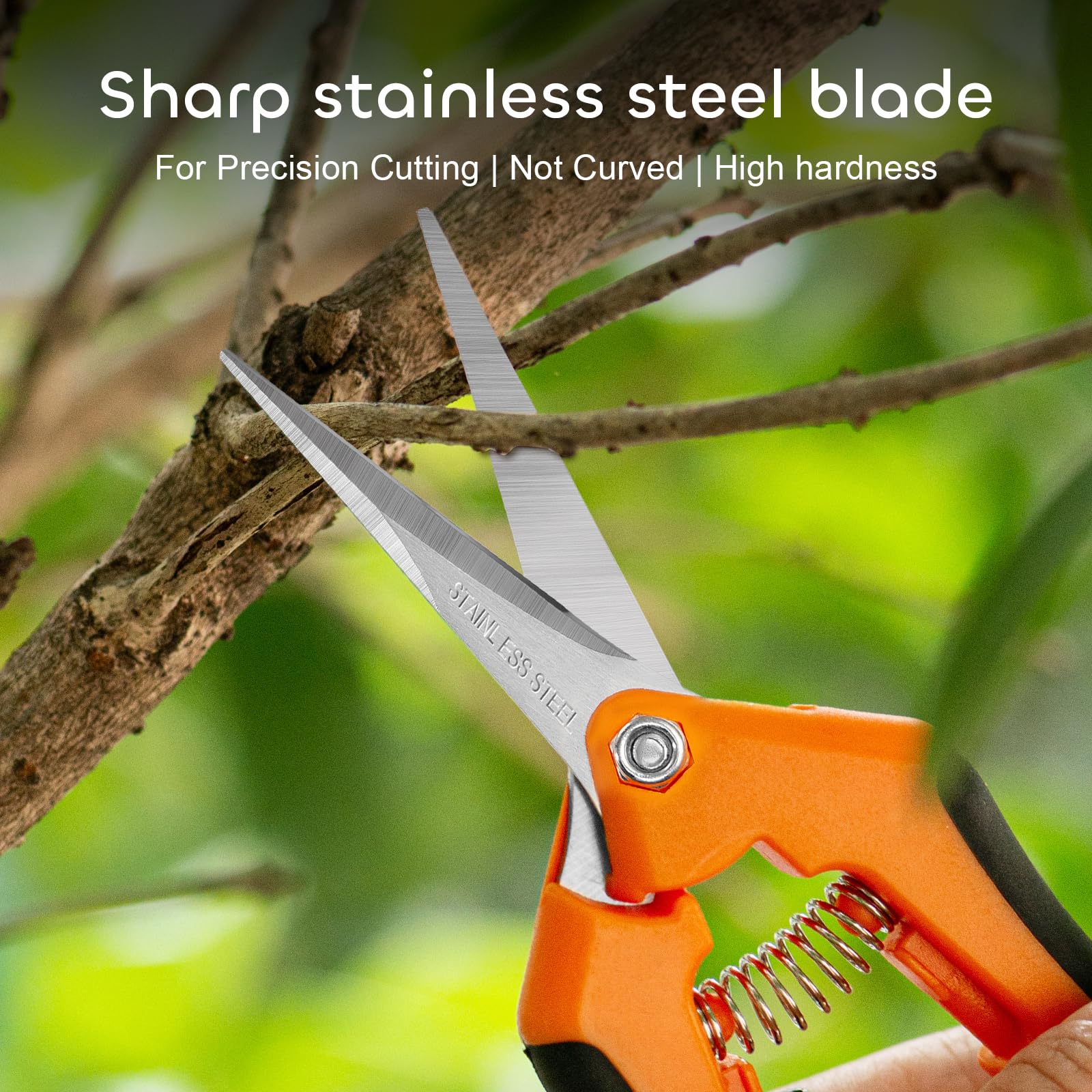 GROWNEER spring-loaded design reduces hand fatigue during use.