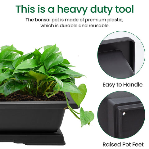 GROWNEER waterproof repotting mat keeps work surfaces clean during potting.