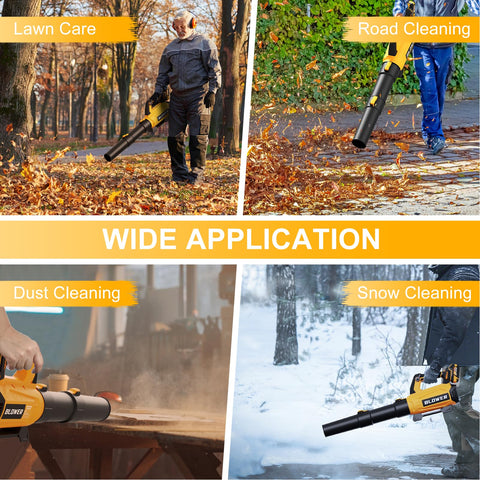 GROWORT leaf blower extension tube adds reach for patios, steps, and garages.