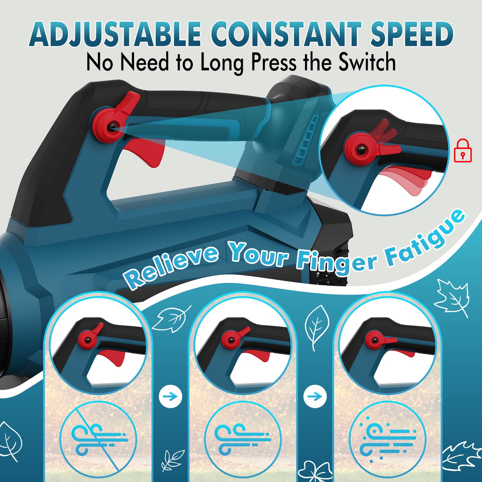 GROWORT lightweight design reduces fatigue during extended use