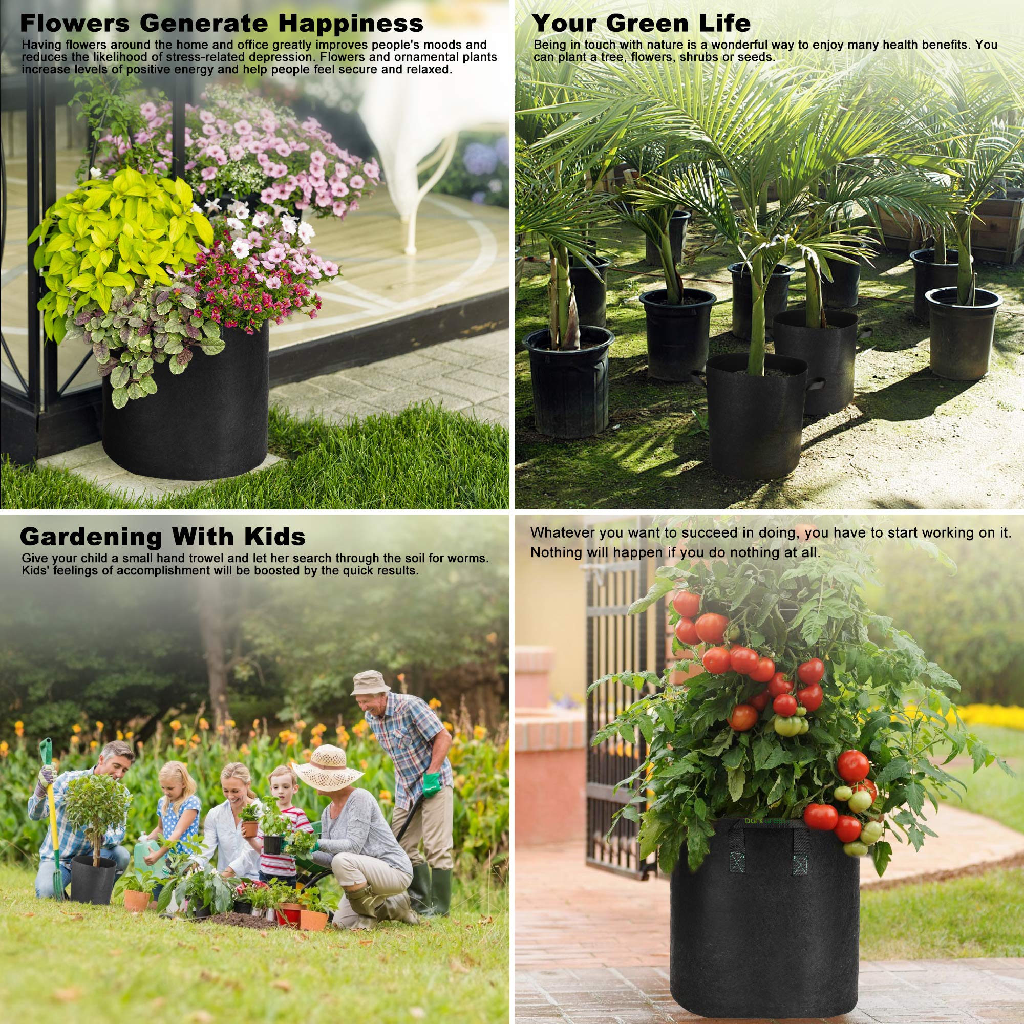 Growpropel 5-gallon bags for vegetables offer flexible growing options