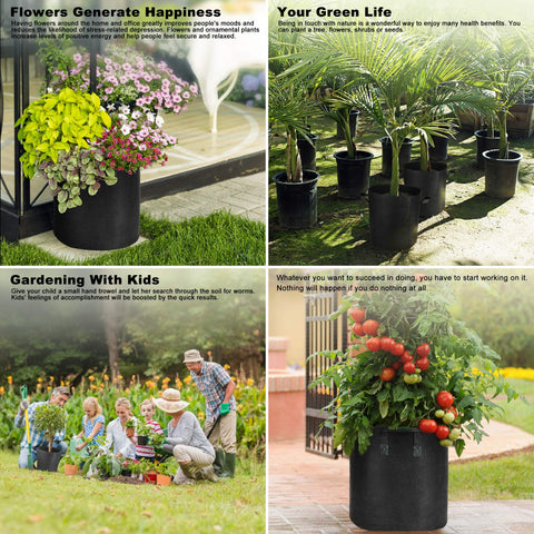 Growpropel 5-gallon bags for vegetables offer flexible growing options