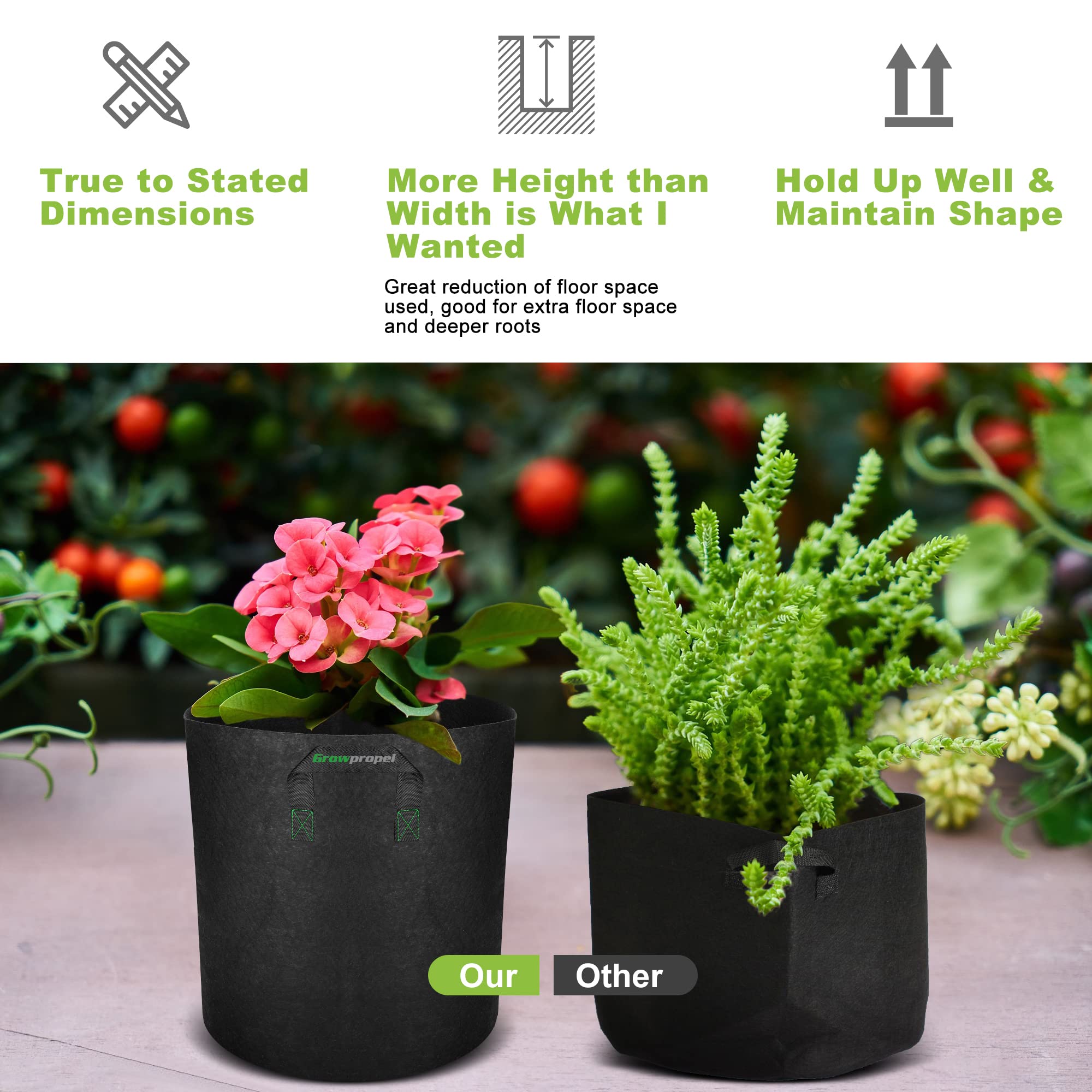 Growpropel Thickened Nonwoven Fabric ensures durable, reusable bags
