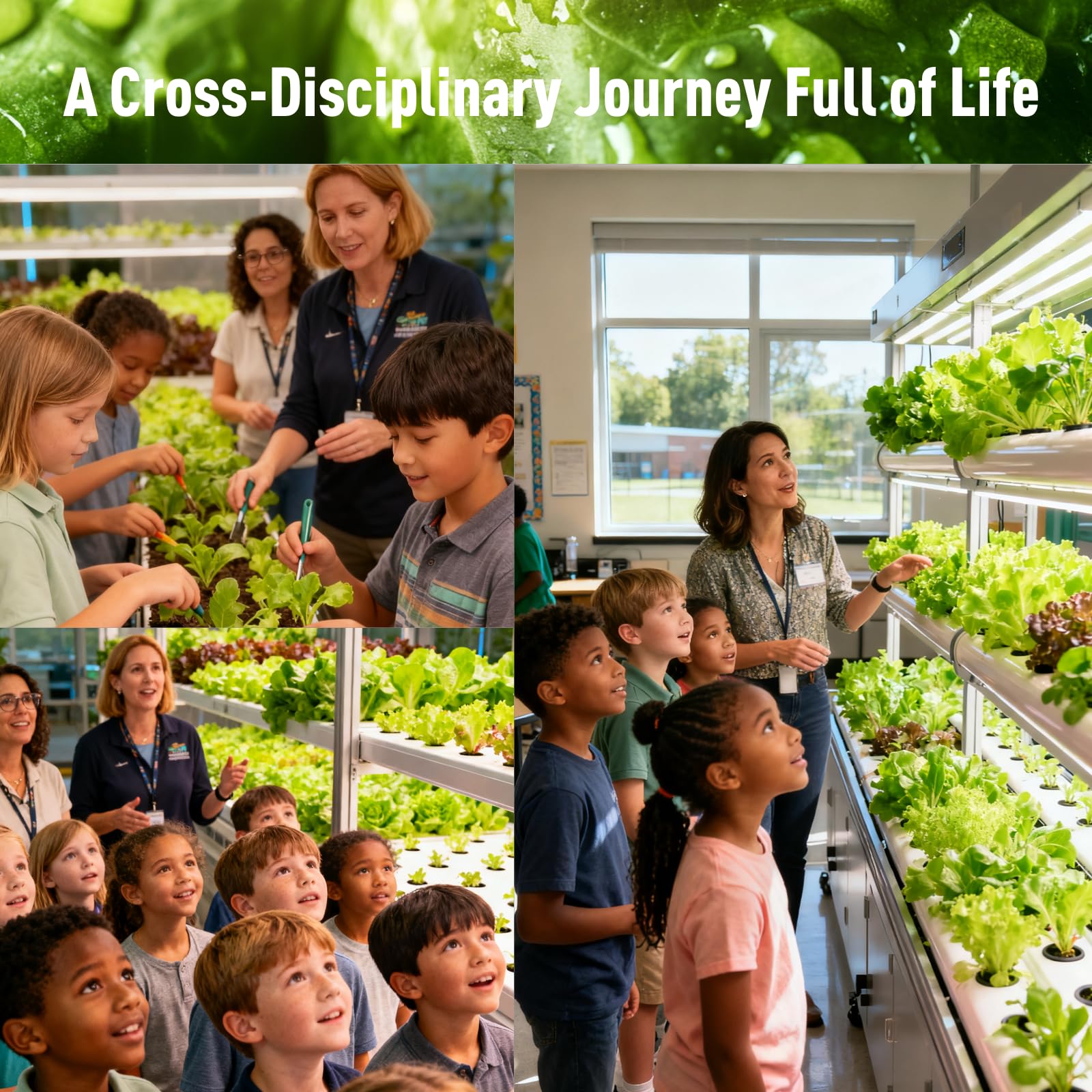 Growsponges enable year-round harvest in indoor gardens.