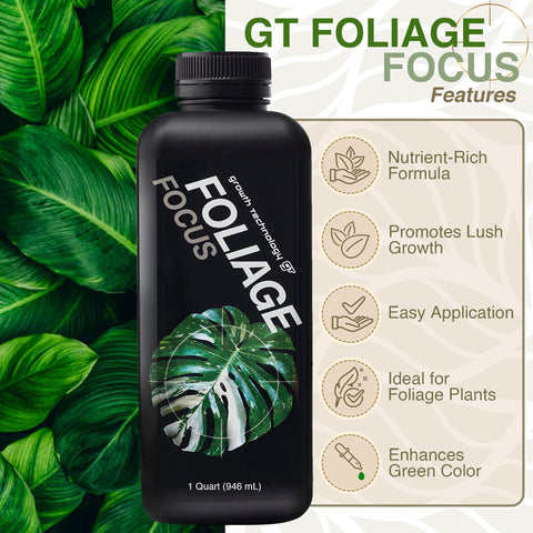 Growth Technology GT Foliage Focus being poured for precise dilution in watering.