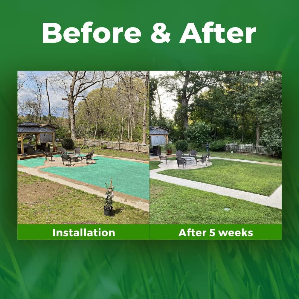 GROWTRAX dog patch lawn repair helps fix worn areas.