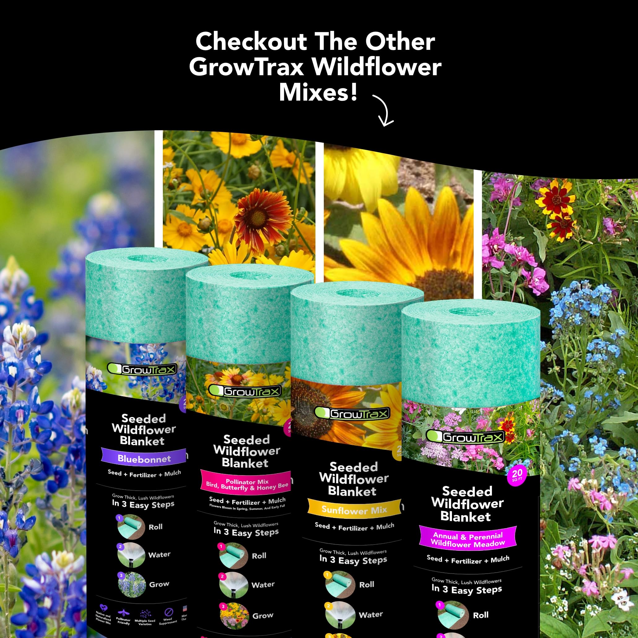 Growtrax sun-partial-shade garden idea showing versatile bed for year-round color