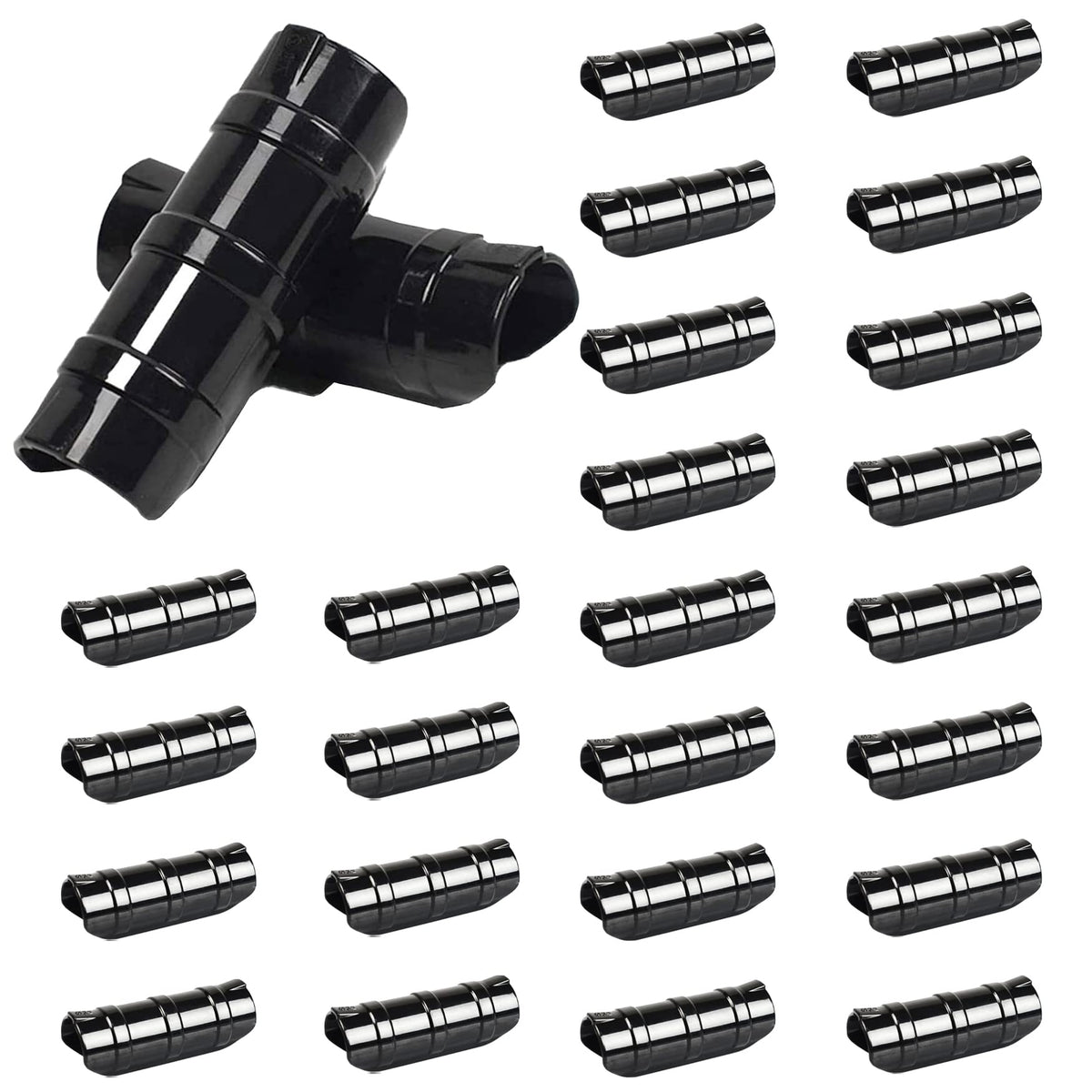 GRRONZEE greenhouse clips 1-1/4 inch close-up showing durable ABS construction
