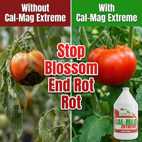 GS Plant Foods Cal-Mag Extreme nutrient graph emphasizes secondary nutrients and micro elements