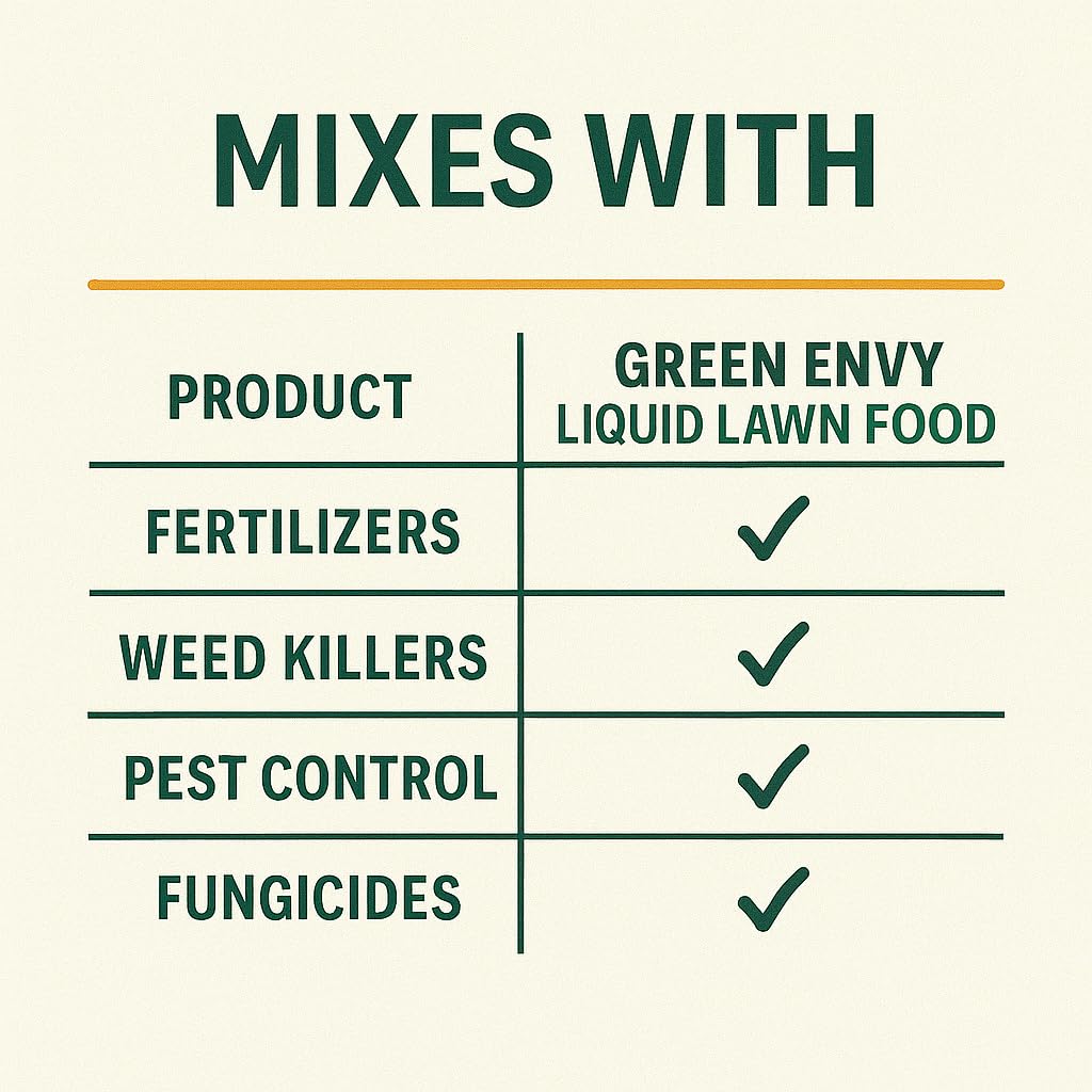 One-gallon Green Envy yields substantial lawn coverage