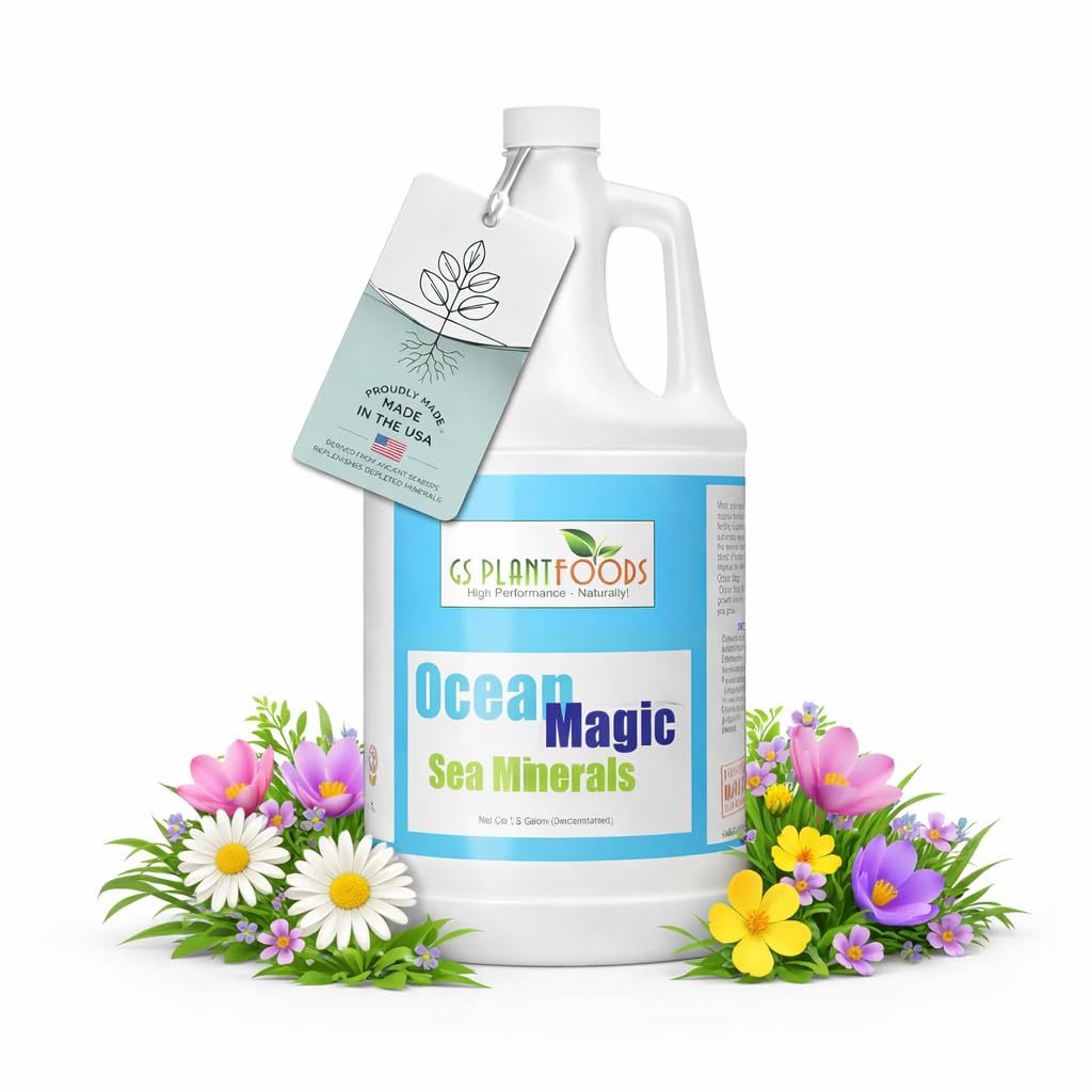 GS Plant Foods Ocean Magic bottle pour for easy watering and coverage