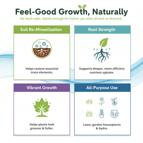 GS Plant Foods Ocean Magic lawn application shows broad foliar feeding potential