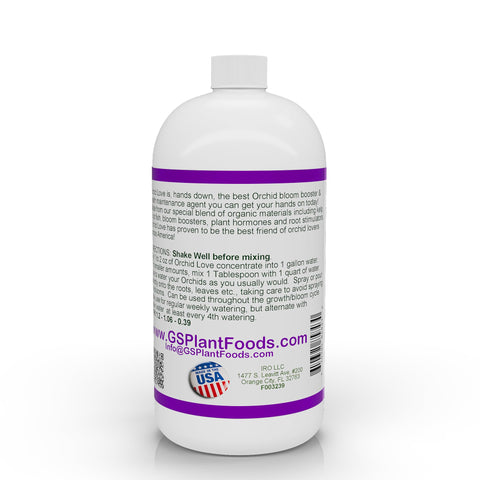 Concentrate mixed into water for orchids, ready to feed