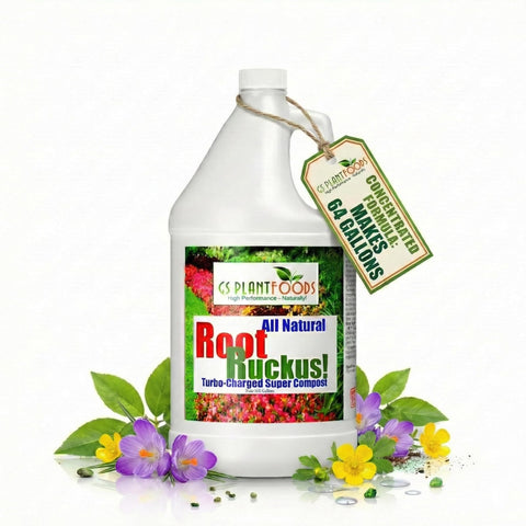 GS Plant Foods Root Ruckus bottle front for plant vitality
