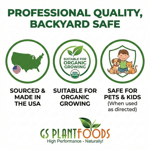 GS Plant Foods Root Ruckus packaging: 1 gallon bottle